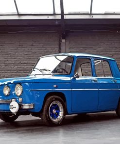 Blue Renault 8 Diamond Painting