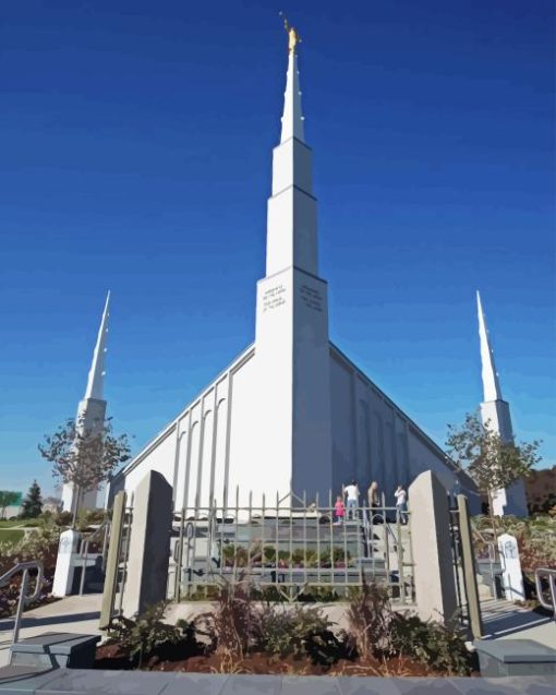 Boise Temple Diamond Painting