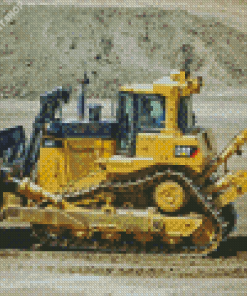 Bulldozer Diamond Painting