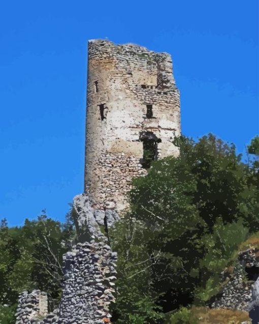 Castle Of Samobor Diamond Painting
