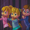 Chipettes Diamond Painting