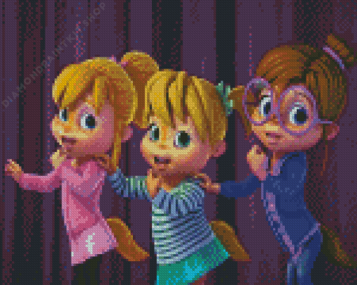 Chipettes Diamond Painting