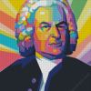 Colorful Johann Bach Diamond Painting