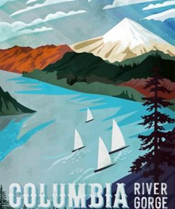 Columbia River Poster Diamond Painting