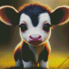 Cow Baby Diamond Painting