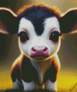 Cow Baby Diamond Painting