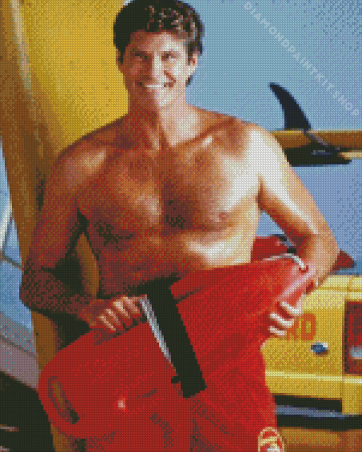 David Hasselhoff Diamond Painting