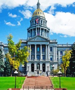 Denver Colorado State Capitol Diamond Painting