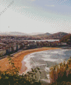 Donostia Beach Diamond Painting