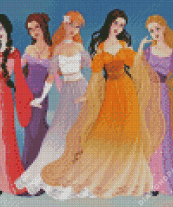 Fairytale Princesses Diamond Painting