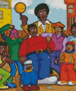 Fat Albert Characters Diamond Painting