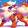 Fire Arcanine Diamond Painting