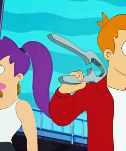 Fry And Leela Characters Diamond Painting