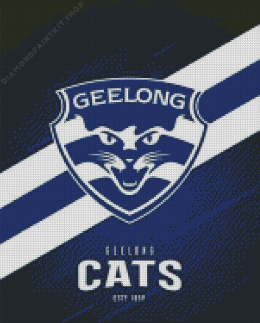 Geelong Football Club Logo Diamond Painting