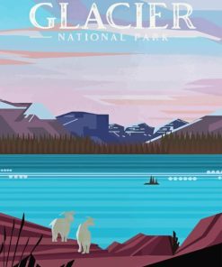 Glacier Park Diamond Painting