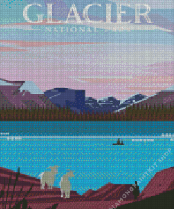 Glacier Park Diamond Painting
