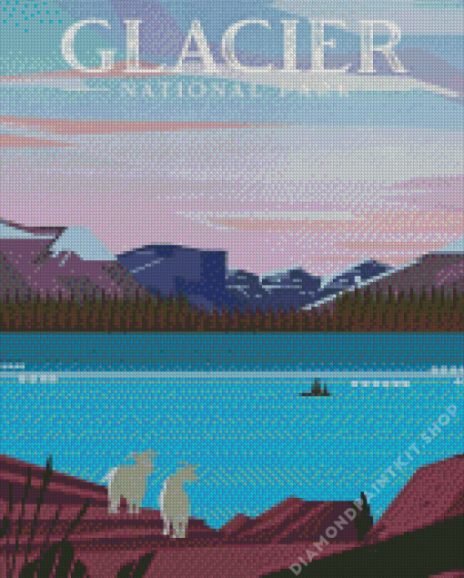 Glacier Park Diamond Painting