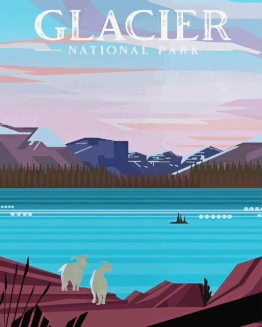 Glacier Park Diamond Painting