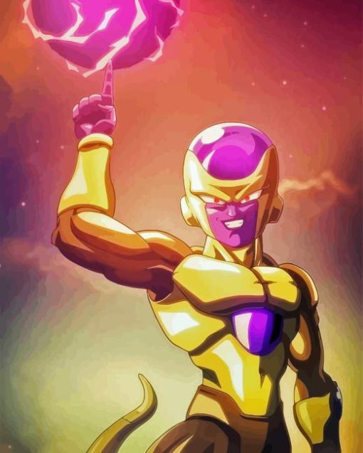 Golden Frieza Diamond Painting