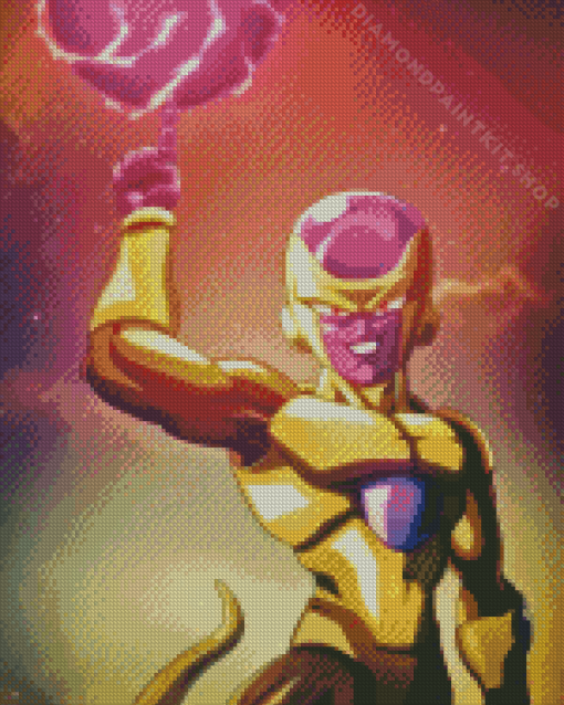 Golden Frieza Diamond Painting