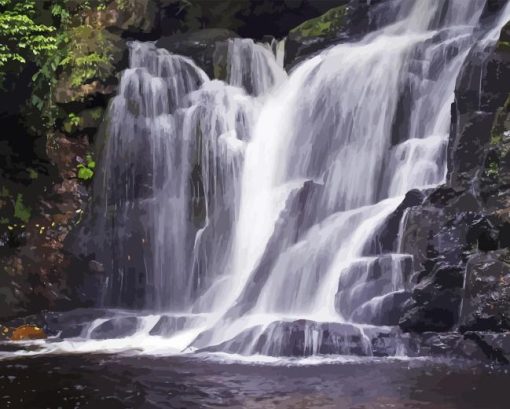Ireland Waterfall Diamond Painting
