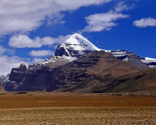 Kailash Mansarovar Diamond Painting