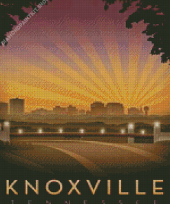Knoxville City Poster Diamond Painting