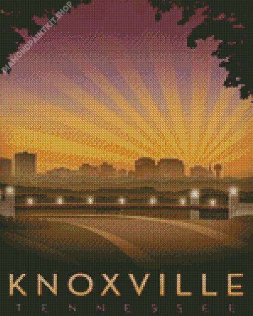 Knoxville City Poster Diamond Painting