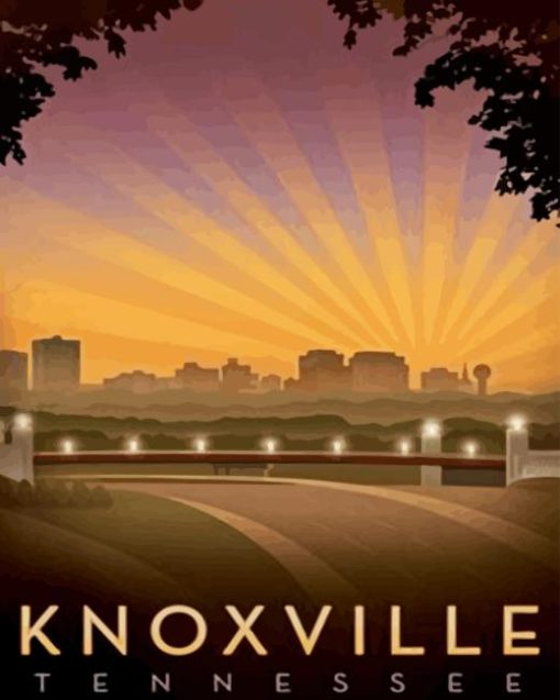 Knoxville City Poster Diamond Painting