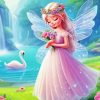 Little Fairy And Flowers Diamond Painting