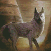 Loth Wolf Diamond Painting