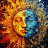 Magical Moon And Sun Diamond Painting