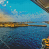 Malta Harbor Diamond Painting