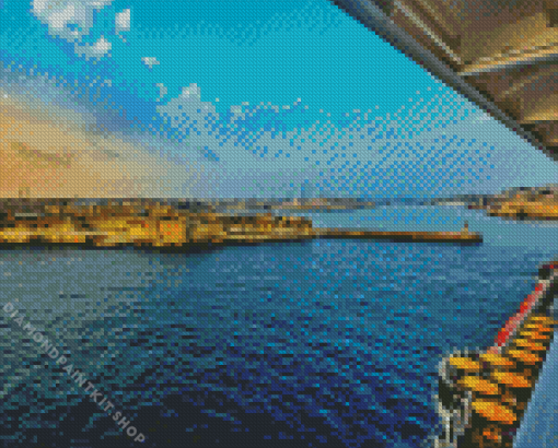 Malta Harbor Diamond Painting