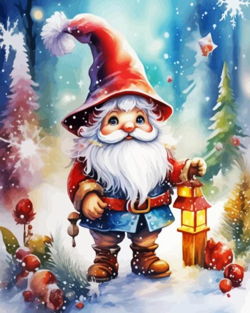 Merry Christmas Dwarf Diamond Painting