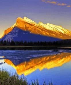 Mount Rundle Diamond Painting