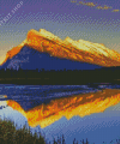 Mount Rundle Diamond Painting