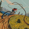 Mountain Biking Diamond Painting