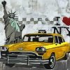 NYC Taxi Art Diamond Painting