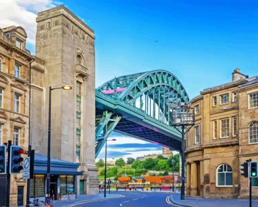 Newcastle Upon Tyne Bridge Diamond Painting