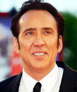 Classy Nicolas Cage Diamond Painting