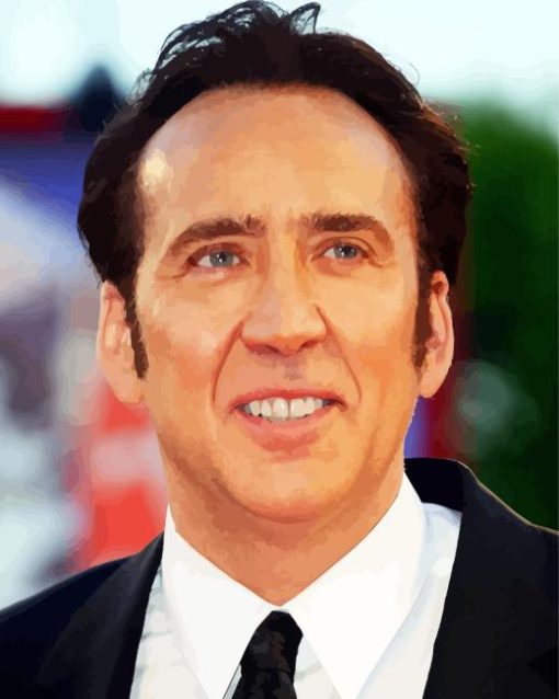 Classy Nicolas Cage Diamond Painting