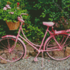 Pink Bicycle Diamond Painting