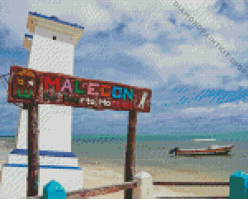 Puerto Morelos Diamond Painting