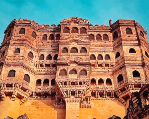 Rajasthan Mehrangarh Fort Diamond Painting