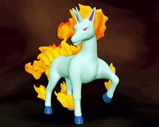 Rapidash Diamond Painting