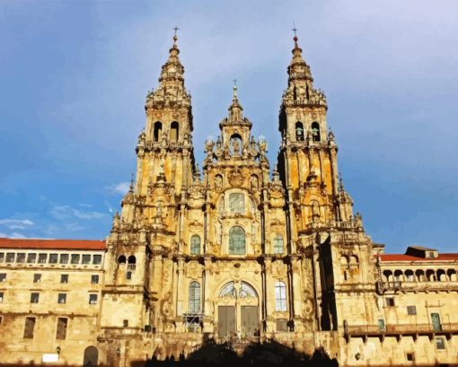 Santiago De Compostela Cathedral Diamond Painting
