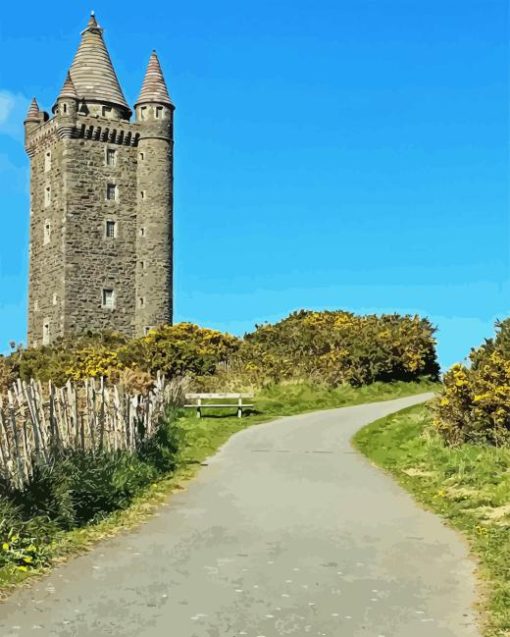 Scrabo Tower Ireland Diamond Painting