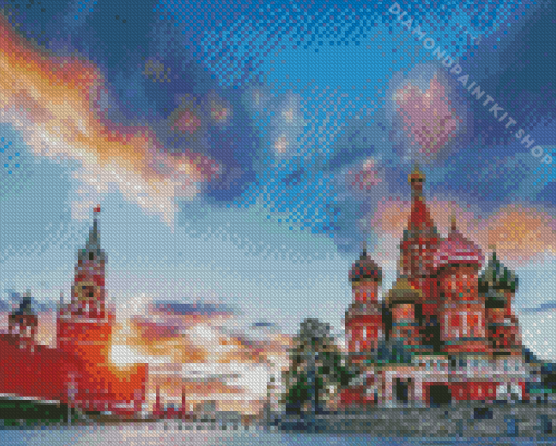 St Basils Cathedral Diamond Painting