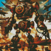 Steampunk Robot Diamond Painting